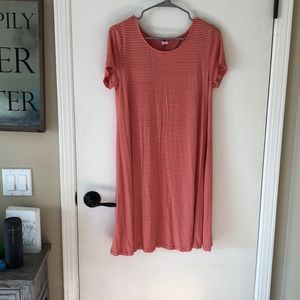 Old Navy Striped  Tee Dress